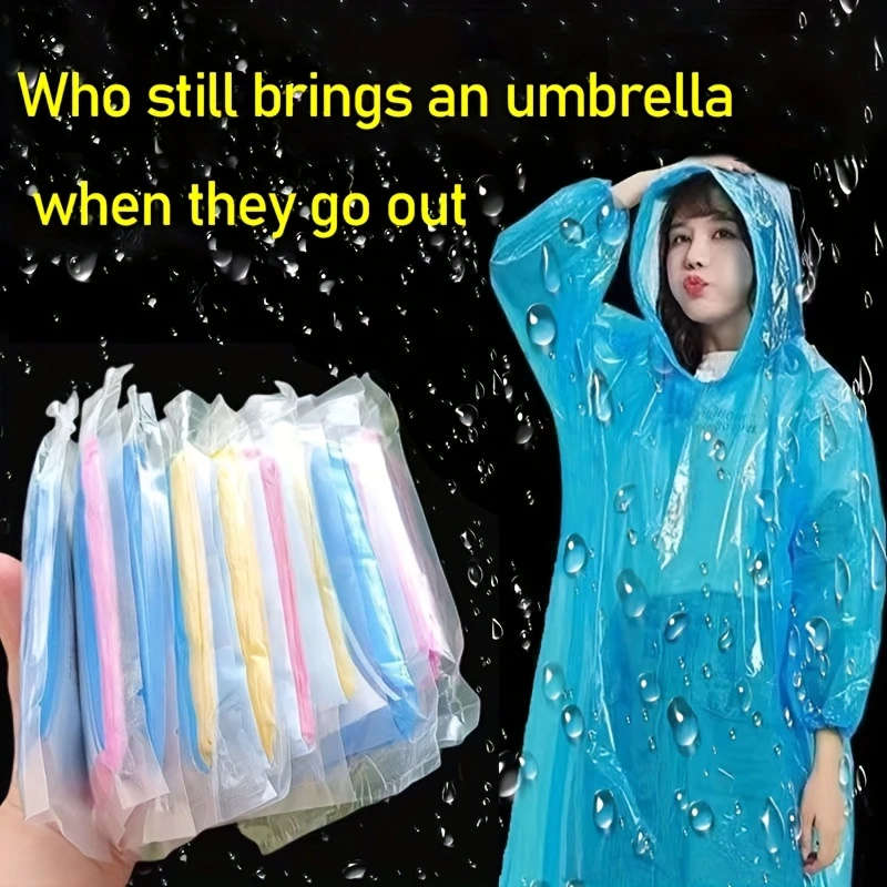 10 Portable Emergency Raincoats