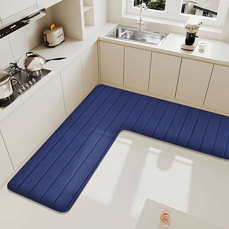 1Pc Deep Blue 150x150x45 59x59x17.7inch Floor Mat