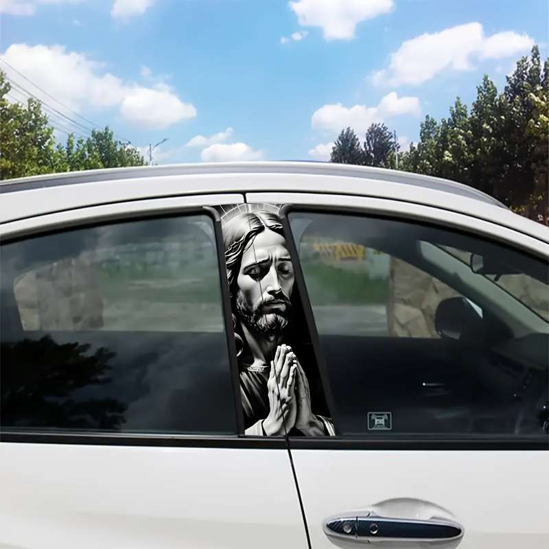 2pcs   24.99 cmx50.01 cm Jesus Christian Themed Stickers
