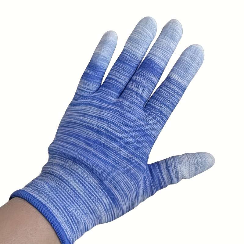 12 Pairs Blue Multi Purpose Work Gloves