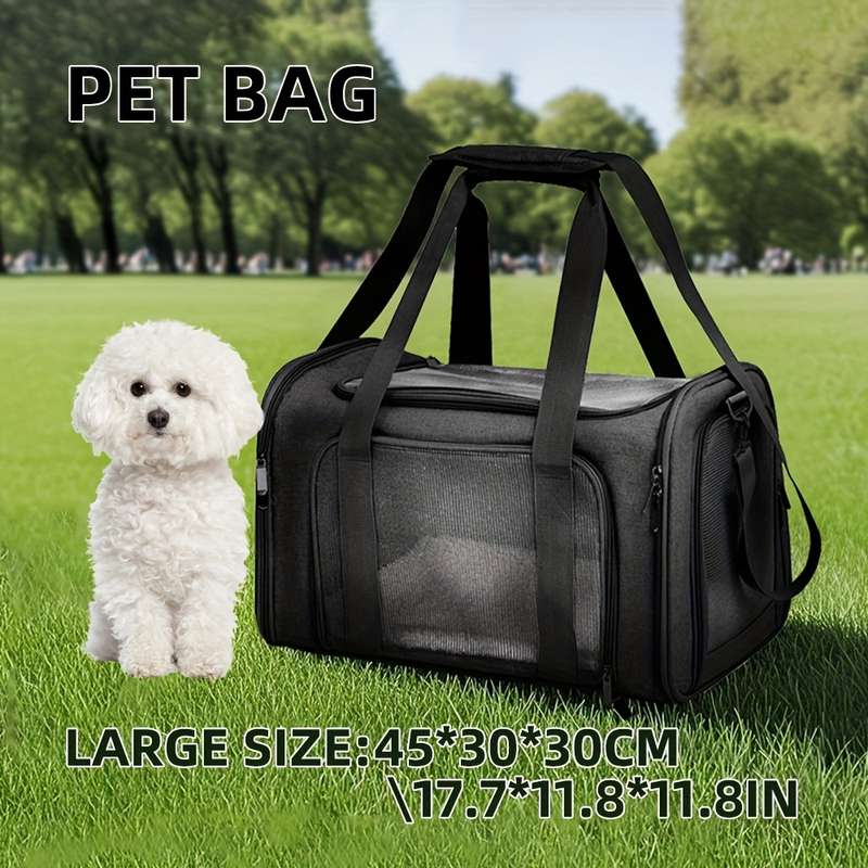 1pc Bluesize Large Size: 45*30*30 cm Pet Bag