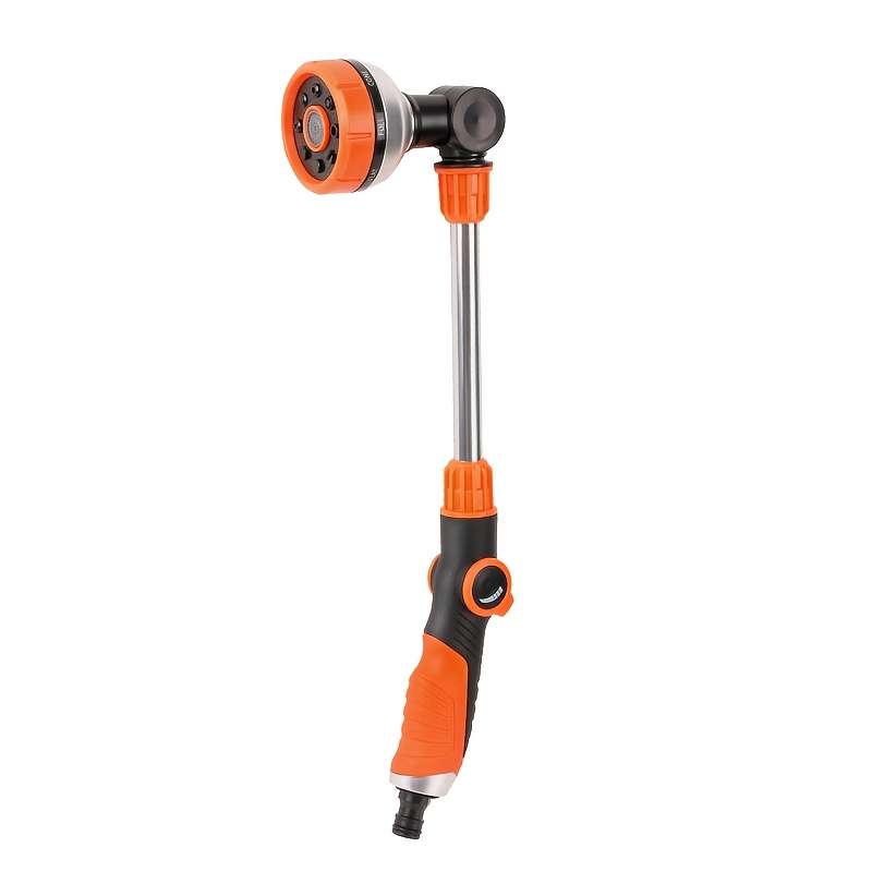 1Pc Adjustable Garden Watering Nozzle With Telescopic Pole