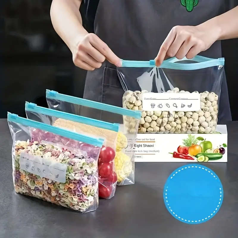 15 Leak-Proof Zip-Lock Freezer Bags
