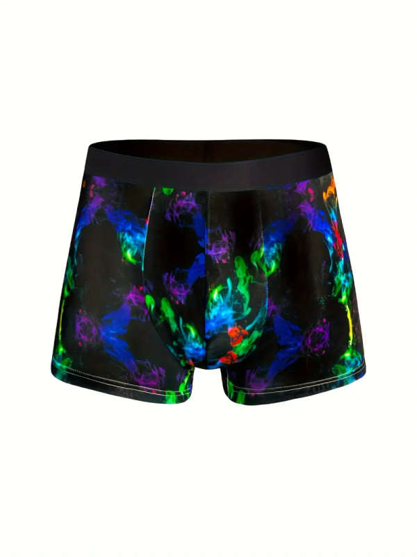 10pcs Men's Ice Silky Boxer Briefs Size XXL Breathable Stretchy Sports Casual Underwear with Random