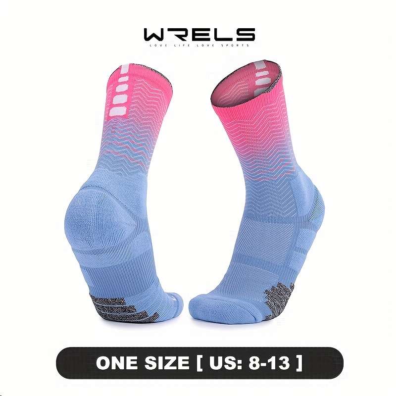 1 Pair Lake Blue White  Socks