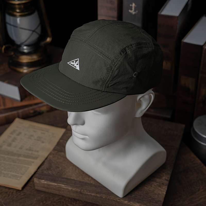1pc Vintage Japanese-Inspired Unisex Outdoor Sports Baseball Cap Quick-Dry Breathable Polyester