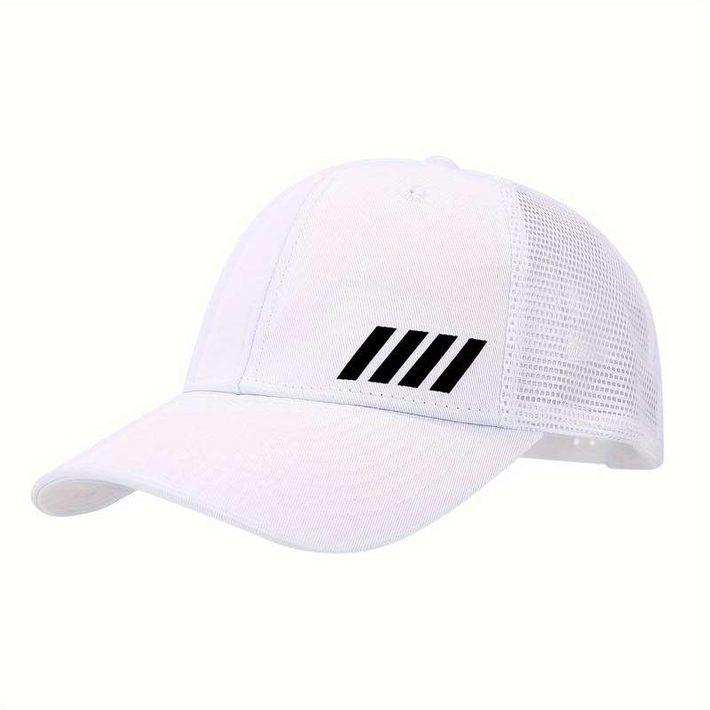 1pc Breathable Mesh Baseball Cap Adjustable Lightweight Sun Hat for Outdoor Sports Hiking for