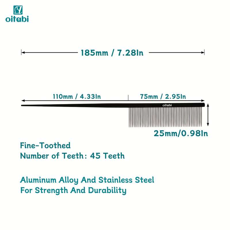 1pc Golden Color Pet Comb