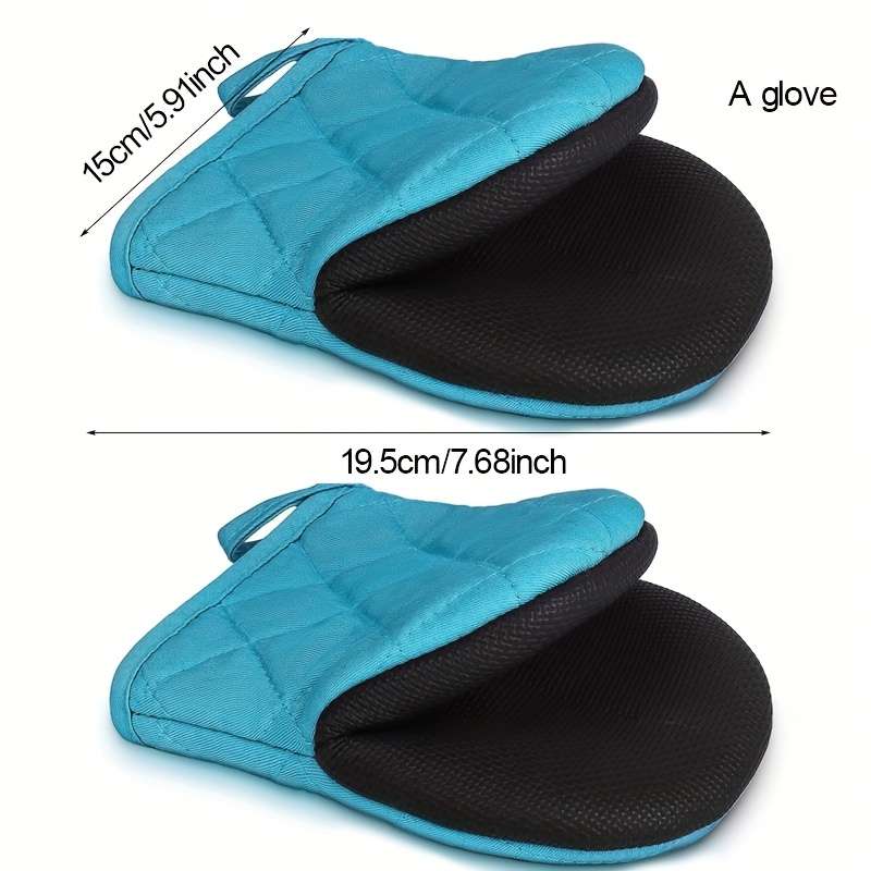 1pc Multi-Ply Silicone Kitchen Mitts Heat Resistant Cooking Baking Gloves for Thanksgiving