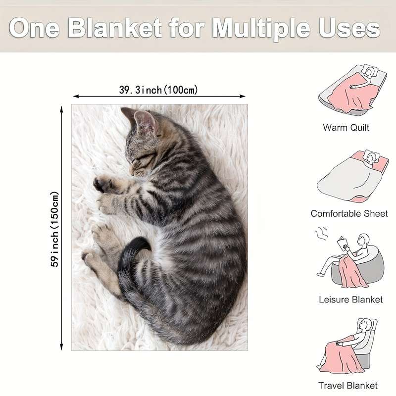 1ps Blanket Size 70X100Cm 27Inchx39Inch