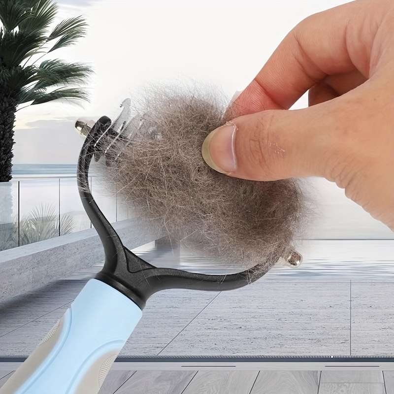1pc Blue 17 Teeth Pet Comb