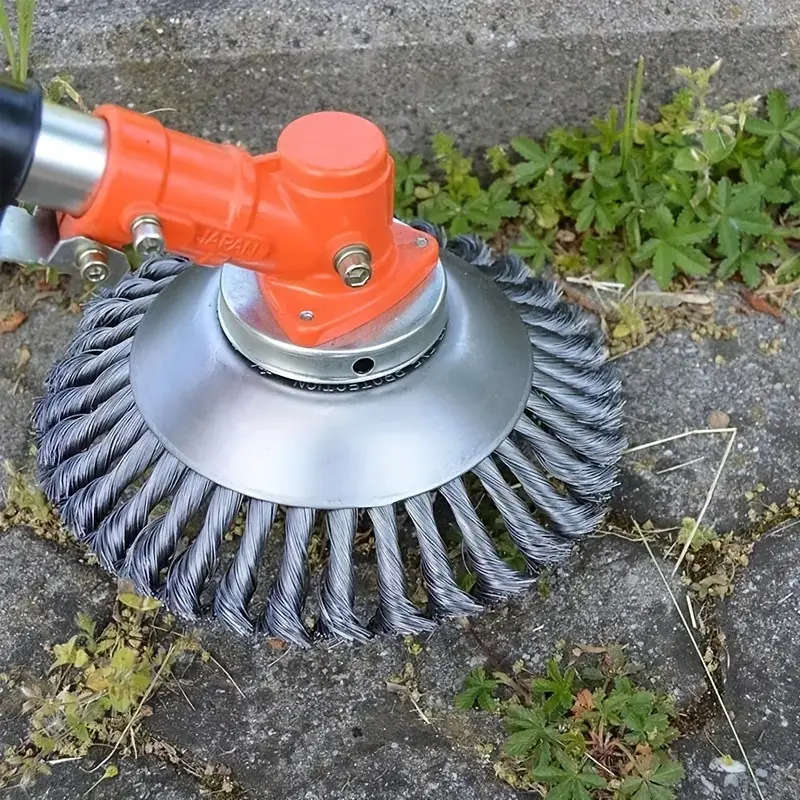 Fit Rotary Steel Weeding Brush For Lawn Mowers