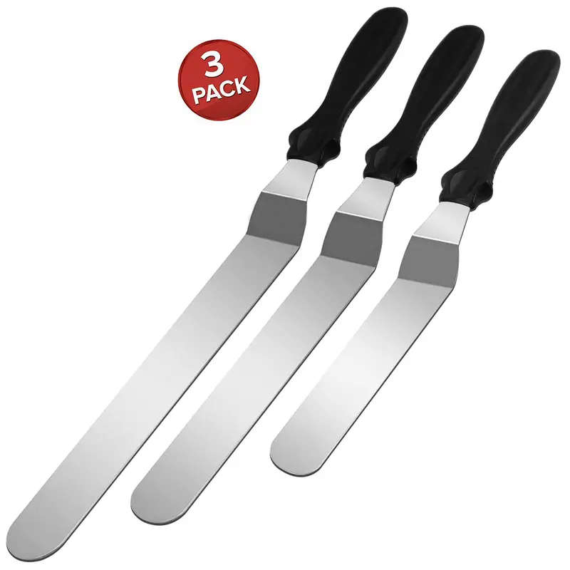 Neutral Cake Spatula 3-Piece Set