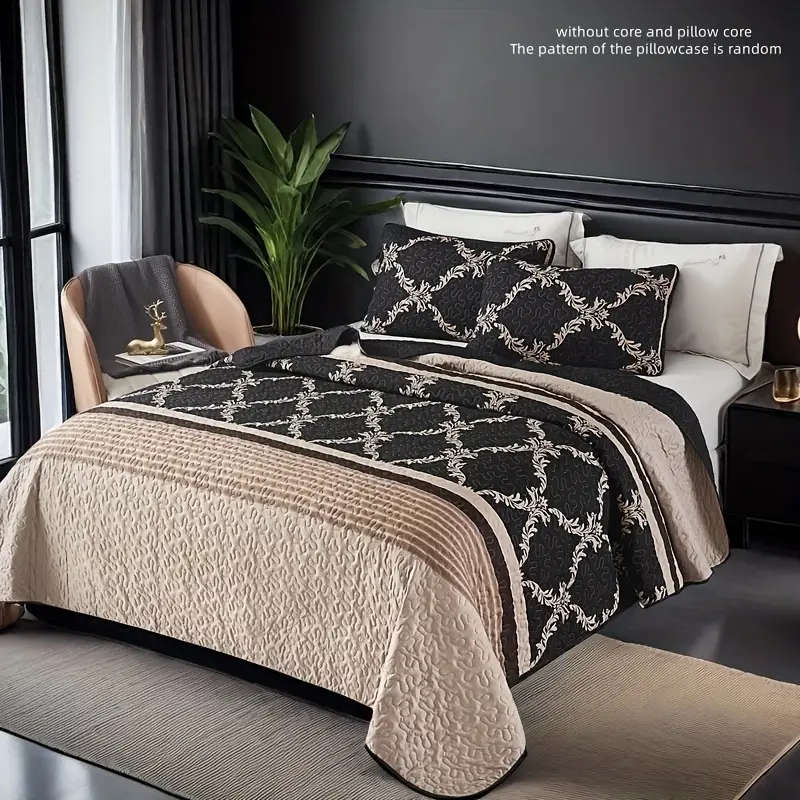 3-Piece Simple Stitched Duvet Cover Set 173cm*229cm