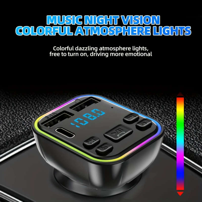 1pc Fast Charging Car Charger USB Type-A Connector 6V Operating Voltage Female to Male Polarity Ca