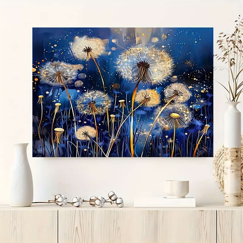 1000pcs Thick Durable Premium Dandelion DIY Jigsaw Puzzle Seamless for Adults F