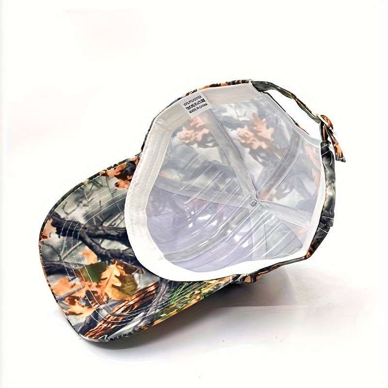 1pc High-Performance Camouflage Baseball Cap for Outdoor Hunting Breathable Extended Brim Polye
