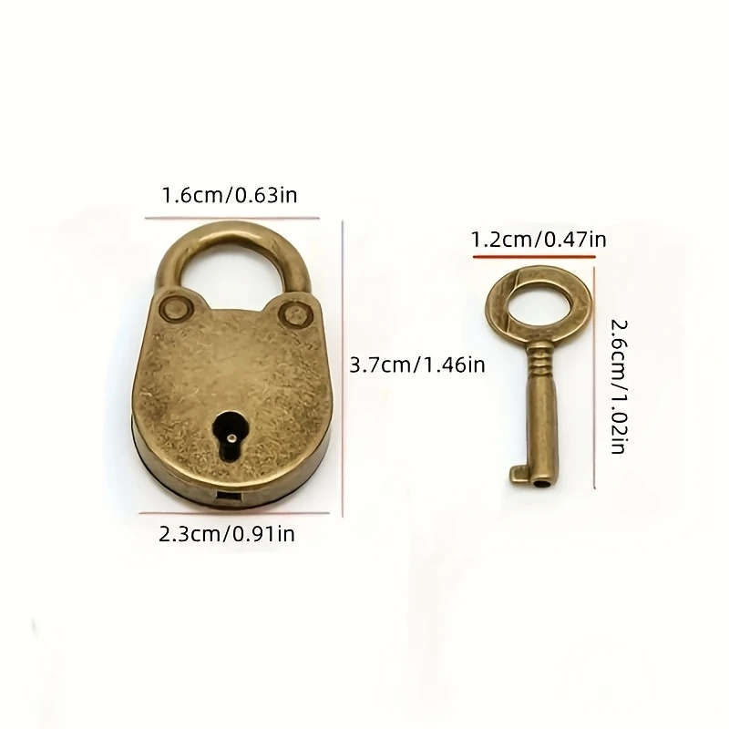 1pc Vintage Bear Padlock
