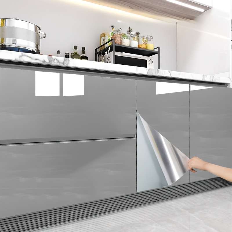 1PC Wall StickersFull Moon Gray60X300CM  23.62X118.11IN