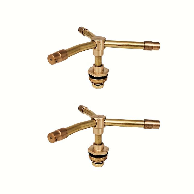 1Pc 3 Arms Whirling Sprinkler Automatic Rotary Brass Sprayer