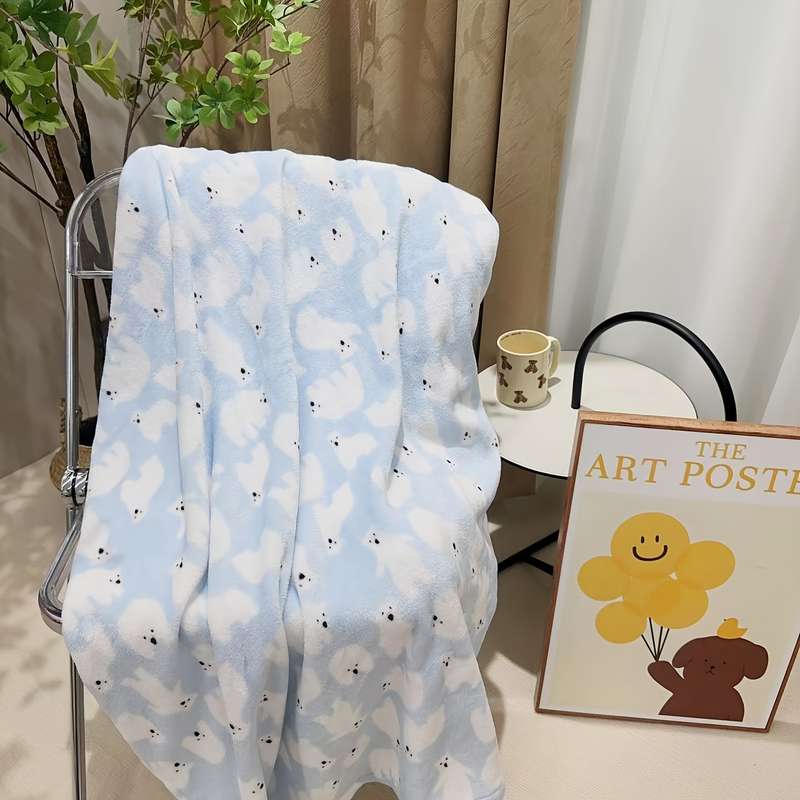 1ps Blanket Size 80Cm 100Cm  Style Teddy Bear