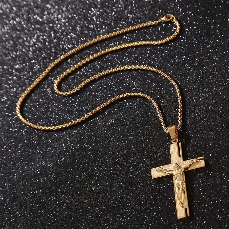 1 Piece Silvery Jesus Theme Pendant