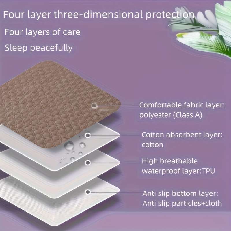 1Pc Diaper Smoke Gray  Counter  Slip  Size 70X90Cm  27.56X35.43In