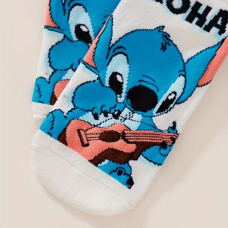 5 Pairs One Size High Elastic Socks