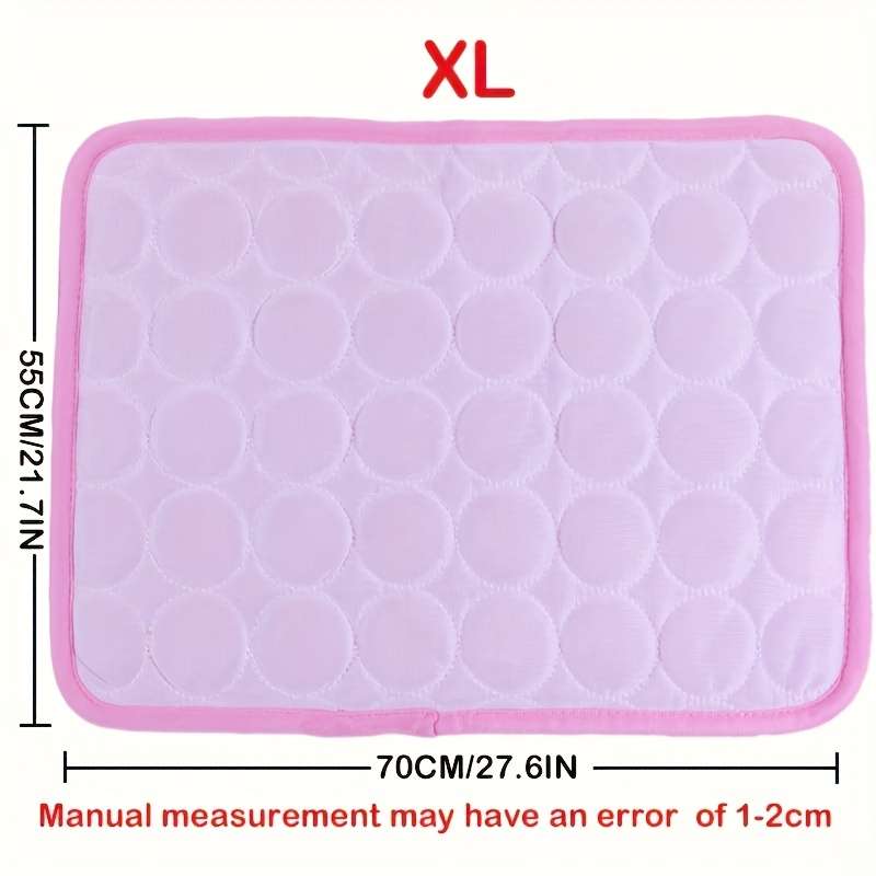 1piece Pink Viscose Mat Cooling Pad