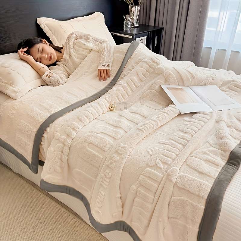 1ps Blanket Color Dark Gray size 180x200cm