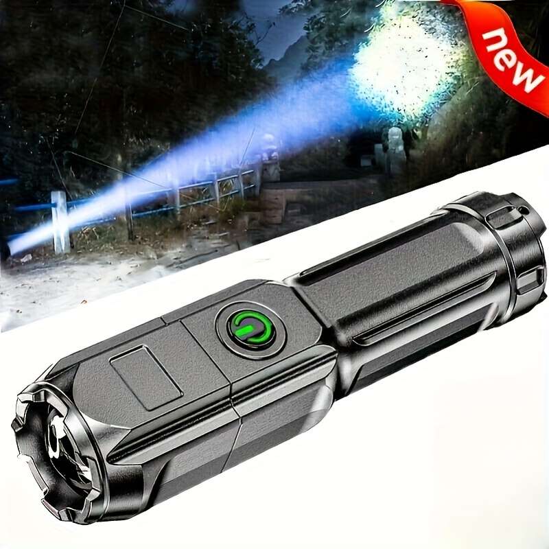 1PC Highend Black Flashlight Flashlight
