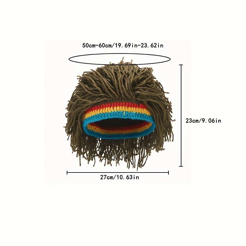 1Pc Light Brown Fashion Design Wig