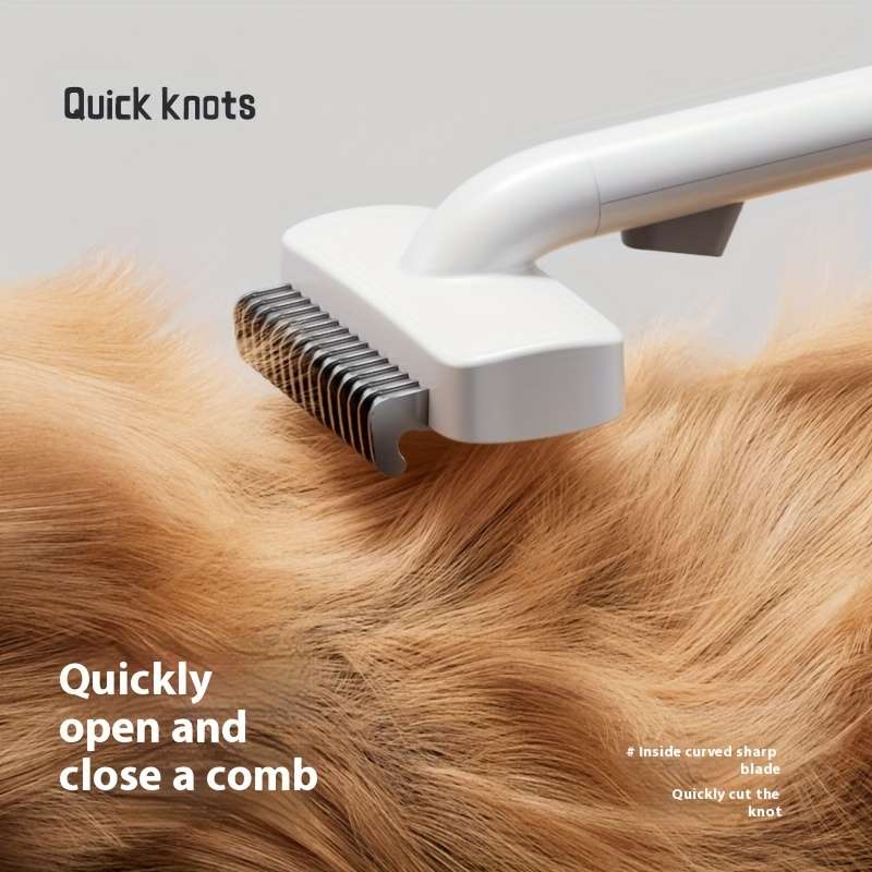1pc White Pet Comb