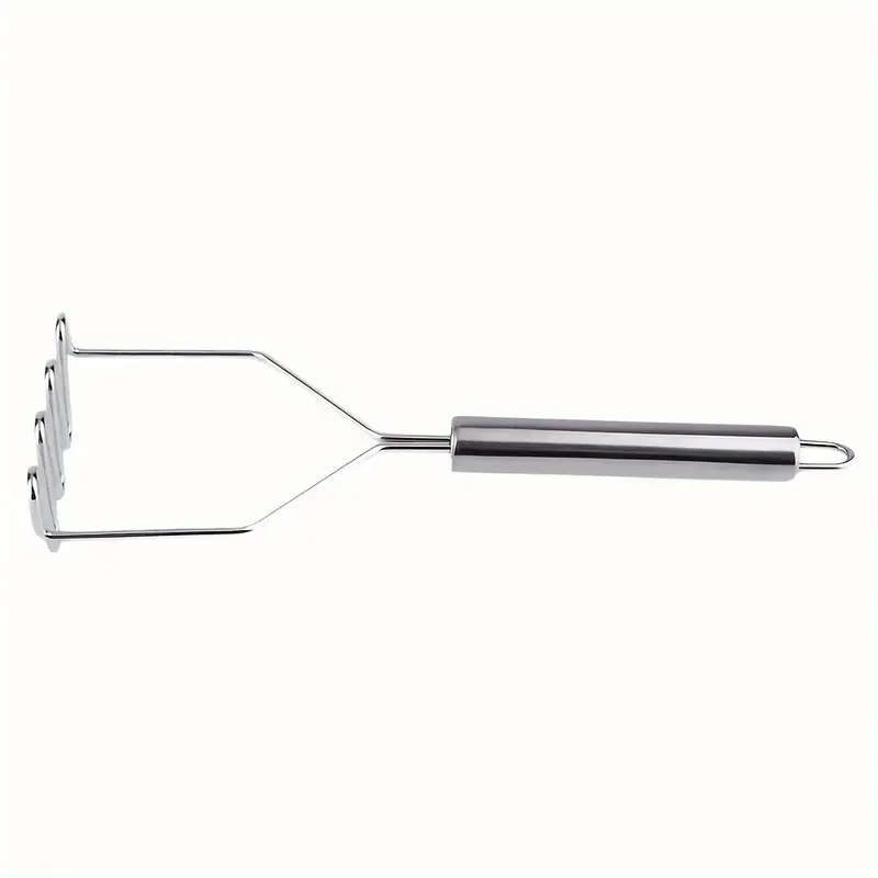1pc Stainless Steel Wavy Potato Masher Kitchen Vegetable Fruit Masher Potato Presser