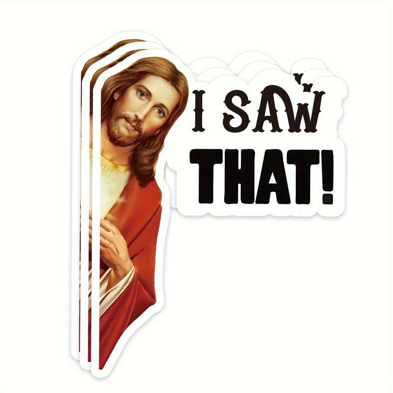 1pc  Jesus Christian Themed Stickers