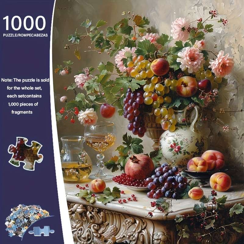1000 Piece Paper Jigsaw Puzzle For Adults  38.0x26.01cm Durable