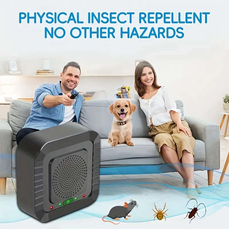1pc Soundwave Technology Insect Repellent Indoor Electronic Plug-In Insect Repellent USB Direct Plug