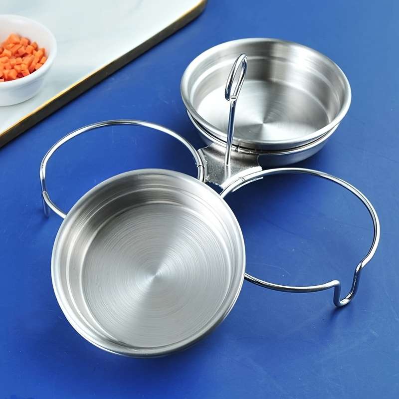 3pcs Stainless steel steaming egg mold for household boiled eggs poached eggs breakfast steam