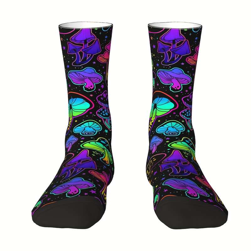 1 Pair Black One Size Socks
