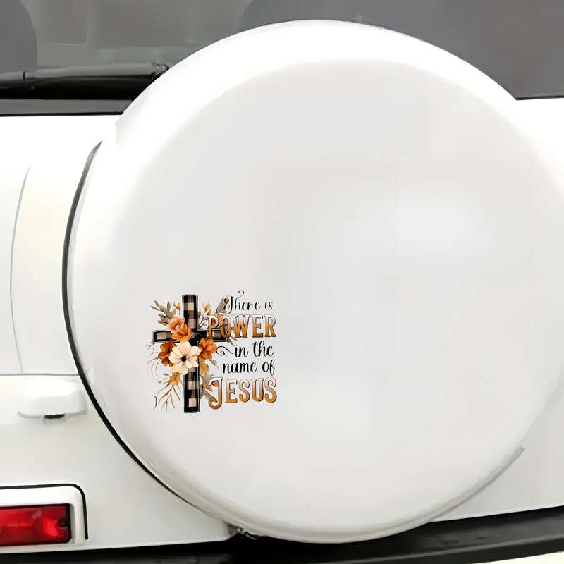 1pc   13.97 cm x 13.97 cm Jesus Christian Themed Stickers