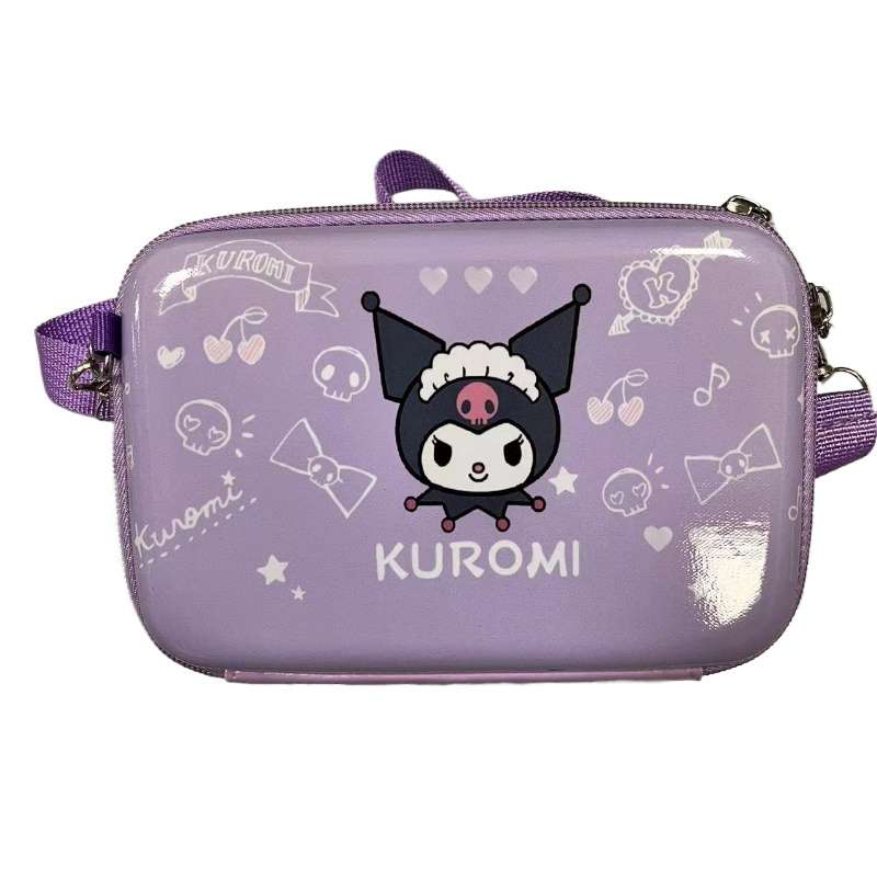 1pc Sanrio Sanrio Kuromi Quirky Crossbody BagMy melody Phone Purse with Secure Square Compartment