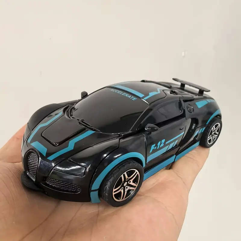 New Cool Deformation Mecha Toy Car Youngsters's Inertia Collision Deformation Toy Car