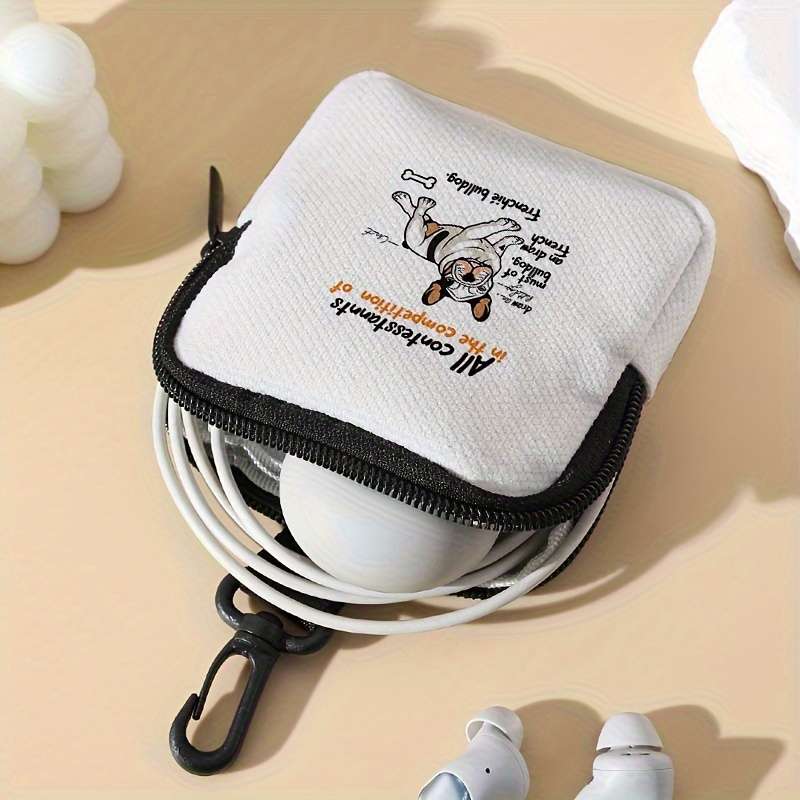 1pc Festive Dog Pattern Coin Wallet Large Capacity Multi-Functional and Perfect Gift Mixed Co