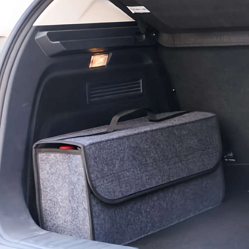 Thickened Felt Cloth Car Trunk Storage Box