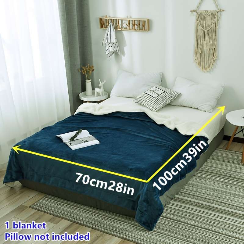 1ps Blanket Color Blue Grey size 150x200cm