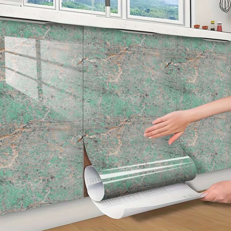 1PC Wall StickersGreen40X500cm 15.75X196.85in