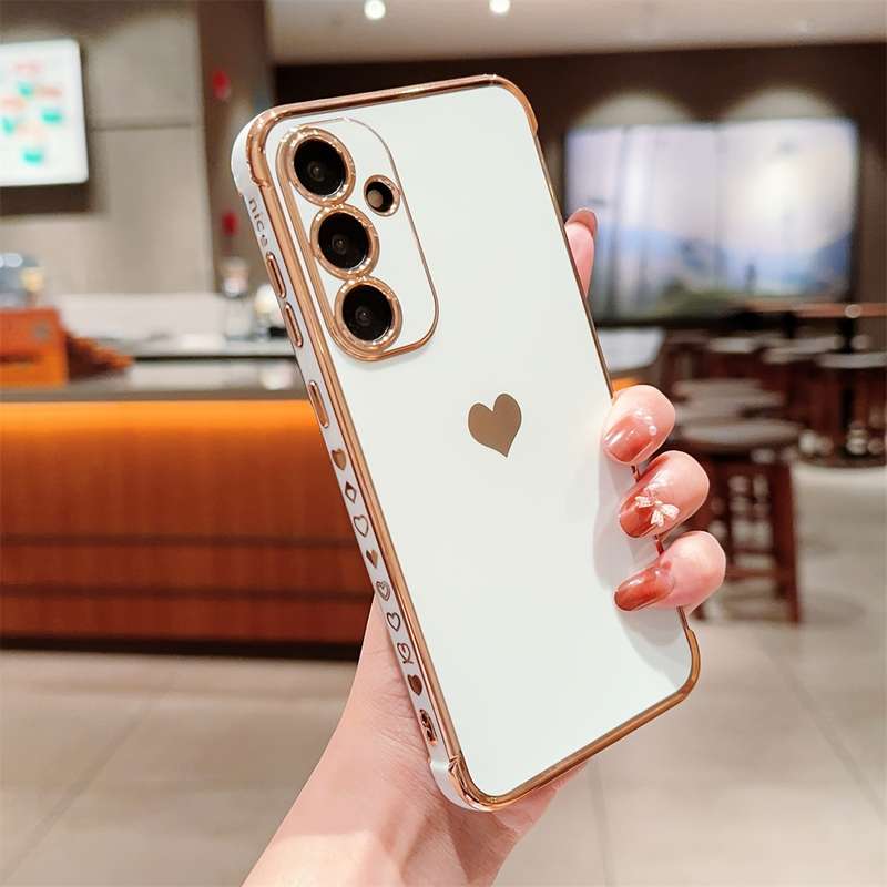 1Ps Pink Red For Samsung Galaxy A55 5G Phone Cases
