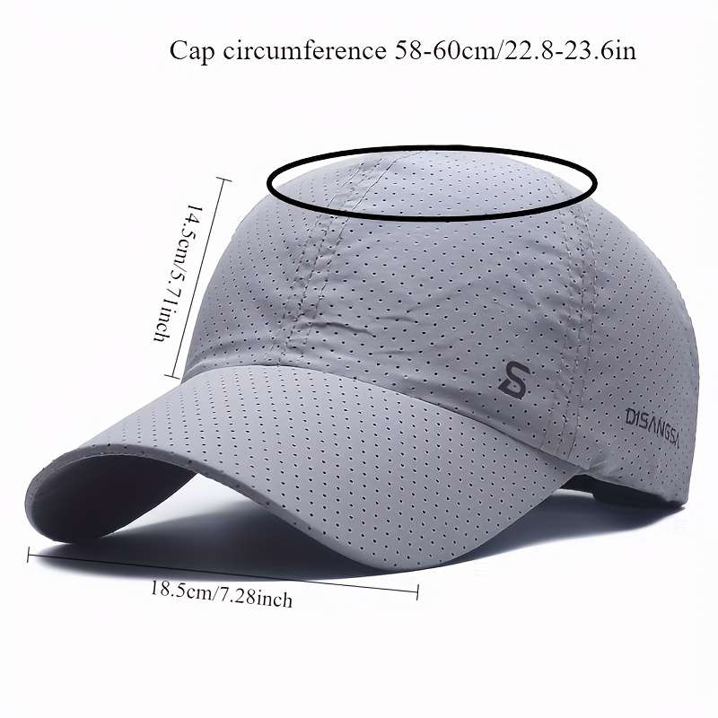 1pc Quick-Drying Running Cap Lightweight Quick-Drying Men's Summer Running Cap Breathable Outd
