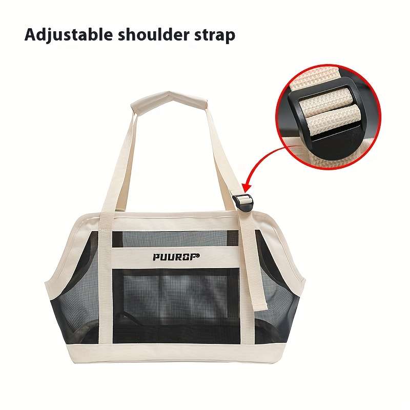 1pc Rice White Pet Bag