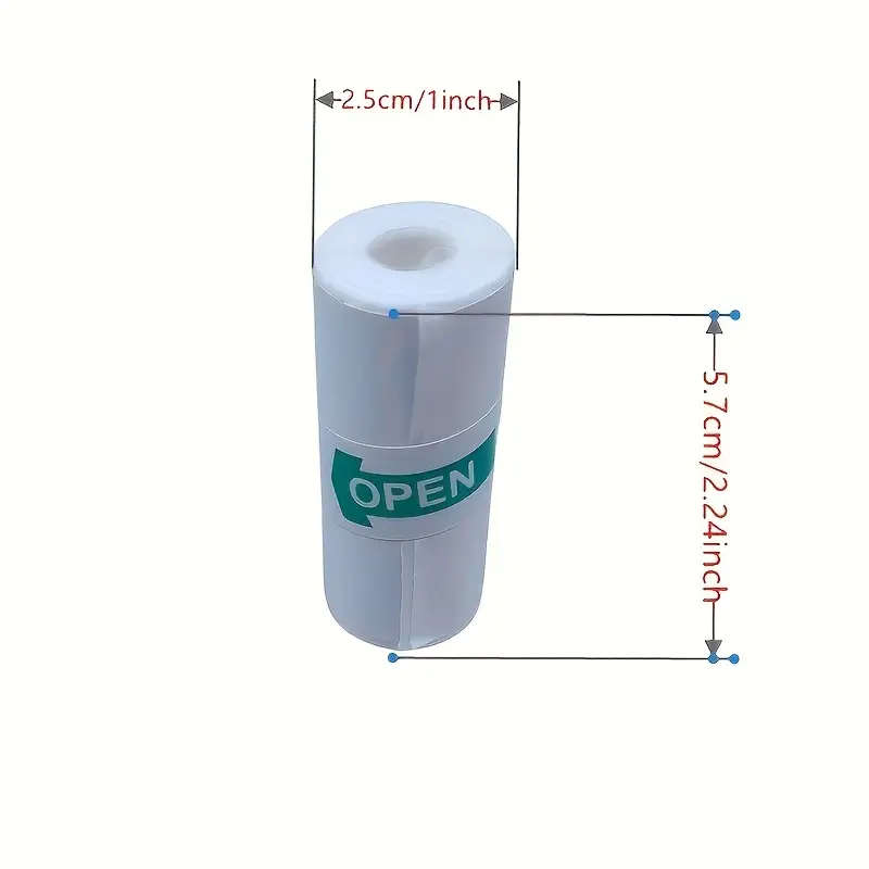 Mini Printer Camera Thermal Paper Packaging13 Roll Set Including 5 Rolls of Self-adhesive Paper 3 Ro